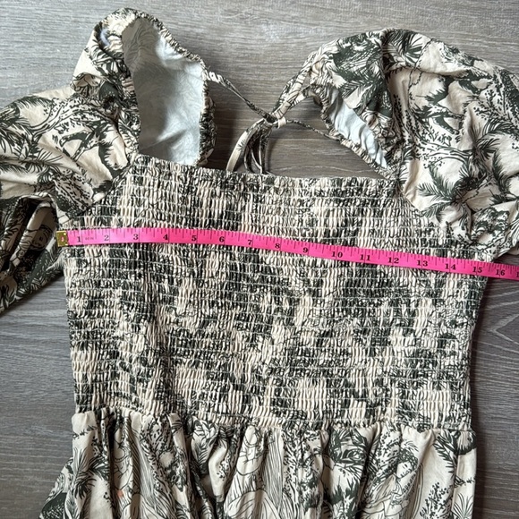 PARAISO BY STACY OLIVE GREEN PSALMS 92 DRESS LARGE - Picture 10 of 13